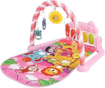 Beautiful baby gaming carpets, infants learning toys, musical pedal piano gaming carpet for newborn girl and boy from 0 to 36 months old, educational activity of fitness support, detachable and easy to install and clean (pink) pendants (pink).. DIAYTAR NIGERIA delivers affordability and convenience to your doorstep within 8 days of purchase.