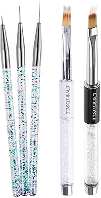 Lwposia nail brush 2 pieces shadow shadow crystal acrylic UV gel nail polish brush brush.. Your budget-friendly online marketplace, DIAYTAR NIGERIA delivers a world of products in just 5-8 days.