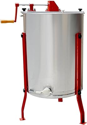 Manual machine for separation from honey in stainless steel, honey press with four stainless steel frames, honey intake machine, 4 bee extractors, crank, central bee control, eq.. Shop smart, shop DIAYTAR - Nigeria's most affordable e-commerce platform with nationwide delivery.