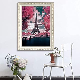 Diamond 5D Paris Pink Diamond Paint Kit for Adults and Beginners with Pearls.. Your complete marketplace solution, DIAYTAR NIGERIA offers unbeatable value with delivery within the week.