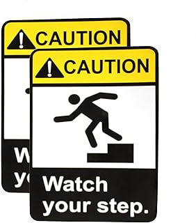 Watch Your Step - Easy to install, durable and weather resistant warning panel sticker... DIAYTAR NIGERIA: Your trusted e-commerce partner with extensive product choices and affordable delivery.