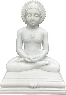 Sri Krishna Culture New Big Mahavir Swami Murti Height -7 inches.. DIAYTAR NIGERIA brings retail convenience to your screen with affordable prices and dependable shipping.