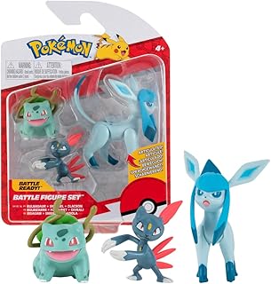 Pack of 3 Pokémon PKW0179 - Contains 2 bulbasaur, sneasel and 3 "ice cream kettle - original details, multicolored.. Experience DIAYTAR NIGERIA, where extensive product variety meets pocket-friendly prices and reliable delivery.