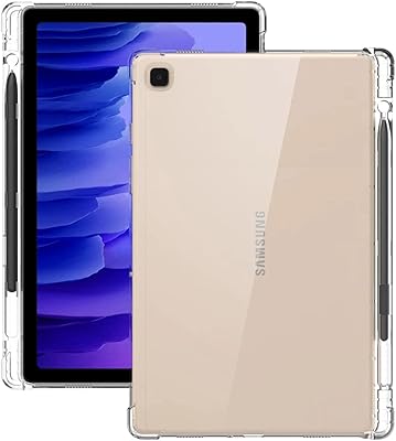 Luconi Transparent protective shell in flexible heat-resistant polyurethane, anti-fall and collision, compatible with Samsung Galaxy Tab S6 Lite 10.4 inch 2020/2022 (transparent).. Nigeria shops with DIAYTAR — wide selection, fast shipping, and great value.