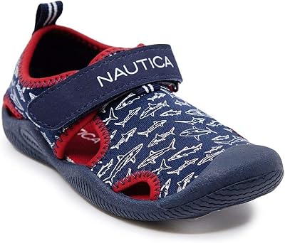 Waterproof golf nautica for Kids Kettle, athletic sandal at closed end - Navy Red Sharks -9, Navy Red Sharks, 24 EU.. DIAYTAR NIGERIA: Your partner in affordable online retail with reliable delivery across the nation.