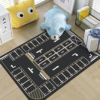 Car gaming rugs, excellent game mat to play cars and toys, 40 "x 31", educational for children, road traffic system, excellent game mat to play cars, bedroom and games room (parking).. DIAYTAR NIGERIA delivers what you want at prices you'll love, all within 5-8 days nationwide.