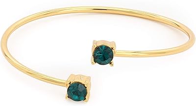 Double width in width in 24 carat plated gold -plated metal, emerald and non -precious emerald and lonely stone, adjustable in non -precious metal.. Shop across categories at DIAYTAR NIGERIA with the confidence of affordable prices and delivery within 8 days.