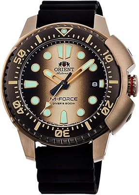 Orient RA-AC0L05G Editon M-FORCE DELTA Men's Watch with brown rubber bracelet and watch.. Shop the smart way with DIAYTAR NIGERIA's extensive selection and budget-friendly nationwide delivery.