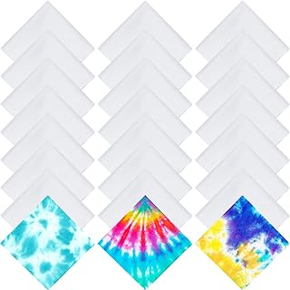 White Bandana in unisex DIY multi -purpose cotton - Size 22 x 22 inches.. DIAYTAR NIGERIA: Where shopping dreams come true with budget-friendly prices and nationwide shipping.