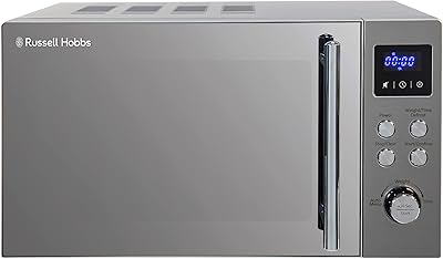 Russell Hobbs Classic Digital Microwave 17 L in stainless steel with blue LED light RHM2086S.. The best online shopping experience in Nigeria — DIAYTAR delivers it all.