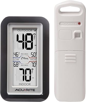 Precise digital thermometer 02043 with interior/exterior temperature, black, 0.3.. Shop with ease at DIAYTAR NIGERIA, Nigeria's premier e-commerce platform offering budget-friendly shipping.