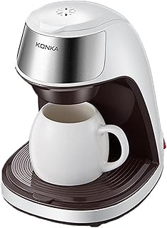Konka Ensemble Coffee machine and 2 in 1 travel cup, portable and light, personal drop, white, 9.06 x 9.06 x 6.9 inches.. DIAYTAR NIGERIA: Where convenience meets affordability with delivery across Nigeria in under 8 days.