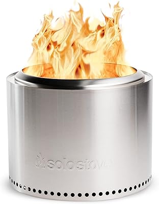 Solo Stove smoke -free stove by Bonfire 2.0 | Wood stoves with removable ashtray, portable outdoor stove - perfect for campsite, stainless steel, height: 14.. DIAYTAR NIGERIA: Making quality products accessible to all Nigerians at affordable prices.