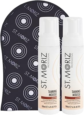 Instant Sin Maurice self -tanning foam, 2 x 200 ml, average with saint maurice tanning glove.. Experience the DIAYTAR difference with our vast product selection and delivery within 5-8 days.