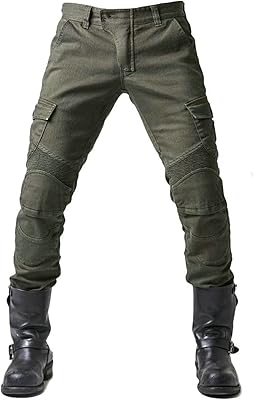 Motorcycle jeans for men, reinforced denim pants, removable protection of hips and all -seasoned knees all seasons.. DIAYTAR NIGERIA brings the marketplace to every Nigerian home with affordable prices and quick delivery.