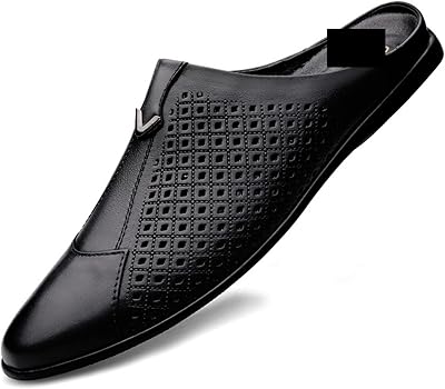 Evla summer shoes relaxed for men, luxury moccasins in real leather, half-pants for men, breathable to drive and relax (color: hortile, size: 43).. Your digital shopping ally, DIAYTAR NIGERIA offers extensive selection with budget-friendly delivery.