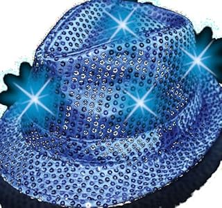 Lampe fedora led supreme party & novelties, bleue.. Your budget-friendly online marketplace, DIAYTAR NIGERIA delivers a world of products in just 5-8 days.