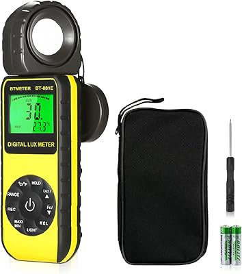 Digital bimeter BT-881E, Light measure 0.01 ~ 300,000 lux (0.01 ~ 300,000 FC), foot candles, luxmeter for plants and aquarium light tester.. Don’t wait weeks for international shipping. DIAYTAR Nigeria offers local delivery within 5 to 8 days, so you get your items when you actually need them.