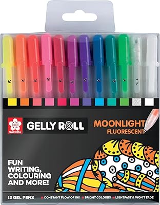 Sakura - Jelly Roll Fluorescents in moonlight - Lot of 12, multiple.. DIAYTAR NIGERIA: The marketplace that brings affordable products to every Nigerian home in under 8 days.