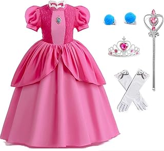Princess Peach Sz-Tapeel Super Bros Pour Girls costume with accessories.. Get more, save more — only on DIAYTAR Nigeria.