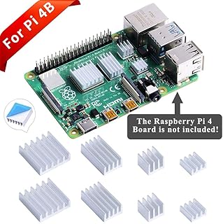 Geekpi 8 pieces thermal dissipator for Raspberry Pi 4 Model B, Aluminum Thermal Disipator with thermal adhesive tape for Raspberry PI 4B (Pi card not included).. Shop from thousands of products at DIAYTAR NIGERIA and enjoy budget-friendly nationwide delivery.