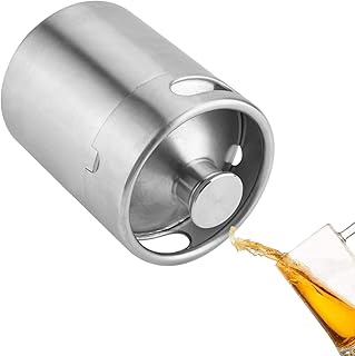 Mini stainless steel barrels, double handle bishop, beer supplies for the house, campsite, picnic (2L).. Your complete marketplace solution, DIAYTAR NIGERIA offers unbeatable value with delivery within the week.