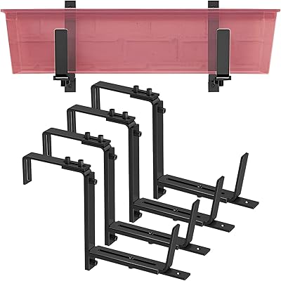 Package of 4 paradmas garden supports, adjustable planter support for planter, robust suspension or wall support, black.. Your everyday shopping destination, DIAYTAR NIGERIA offers quality and value delivered within days.