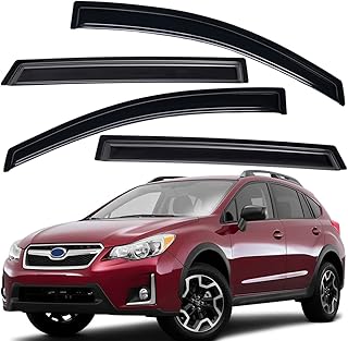 Lightronic Deflector of Sun Sun Window with Outdoor mounting, Pabuie, Automatic Sun Excassable, dark smoke, 4-room set, suitable for Subaru Crosstrek 2018-2023, Impreza Hatchback 2017-2023 (except sedan).. DIAYTAR NIGERIA delivers affordability and convenience to your doorstep within 8 days of purchase.