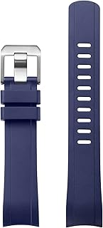 Crafter Blue RX01 Rubber watch bracelet with curved replacement curved for rolex.. Make shopping fun and stress-free with DIAYTAR Nigeria.