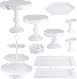 HeaduM 10 sets of cake supports together cupcakes in metal with several.. DIAYTAR NIGERIA: Your partner in affordable shopping with nationwide delivery in just 5-8 days.