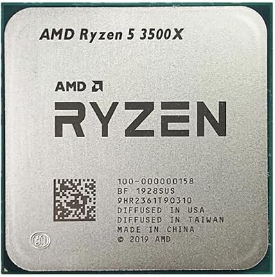 AMD RYZEN processor 5 3500x R5 3500X 3.6 GHz Six cores Six Threads CPU 7NM 65W L3 = 32m 100-0000158 SOCKET AM4 without fan.. Discover why thousands choose DIAYTAR NIGERIA for affordable products delivered in less than a week.