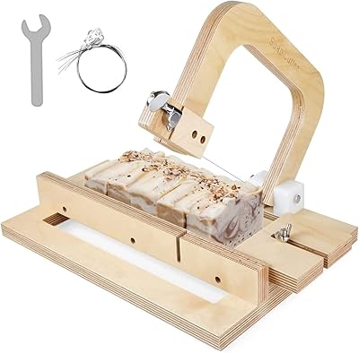 Miao Wooden Wooden Savon with Fil cutting-Multifunctional adjustable arts and crafts for the manufacture of soap, candles or cutting-up and butter #3.. DIAYTAR NIGERIA: Your affordable shopping destination with thousands of products delivered in days.