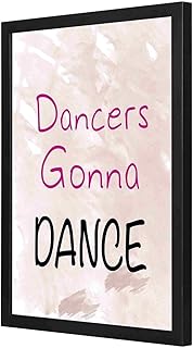 BPA Wooden Frame Dacers Gonna Dance Wall Art 33 x 43 Centimeters Multicolor.. Need something fast? Order it now from DIAYTAR Nigeria.