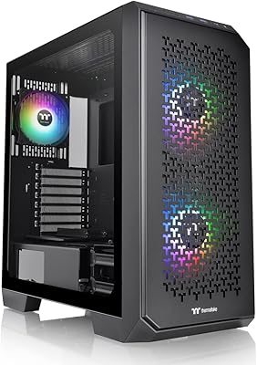 Middle Tower E -ATX Tower Case Thermaltake View 300 mx TG Argb Sync - 2 x 200 mm at the front and 1 x 120 mm at the rear argb, interchangeable tempered glass and mesh front panel - Black.. DIAYTAR NIGERIA delivers value, variety, and convenience with our nationwide 5-8 day shipping.