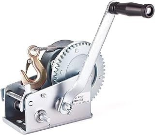 Robust manual winch of 1,200 pounds with 8 m steel cable, manual ratchet for mountain bikes for boat and marine trailer.. Discover the convenience of DIAYTAR NIGERIA's vast e-commerce platform with delivery in just 5-8 days.