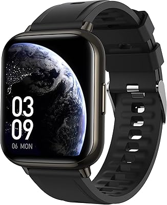 Intelligent AJP Tech 1.69 inch (43 mm) intelligent watch for Android and iOS, IP68 water resistant, activity tracker, heart rate monitor, podometer, sleep monitor for men and women, black color, LW31.. DIAYTAR NIGERIA: Where quality meets affordability, with thousands of products delivered in less than 8 days.