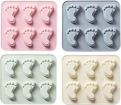 Silicone mold imprint of 3D Alecdon baby for cake decoration, baby shower, diy cupcakes, birthday party decorations, crafts, chocolates, crafts, 4 pieces.. Your ultimate shopping destination, DIAYTAR NIGERIA combines extensive selection with affordable shipping.