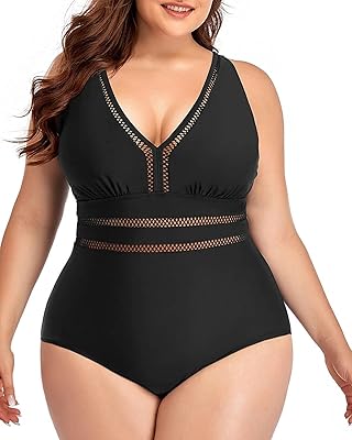 Swimsuit A sexy large size for women, V -neck, bare back, black.. Shop from our extensive catalog at DIAYTAR NIGERIA and enjoy doorstep delivery in just 5-8 days.