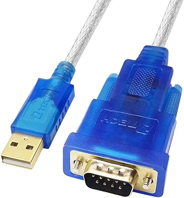 USB 2.0 to RS232 db9 dtech adapter cable, 10 feet long, with FTDI chip, supports Windows 10 8 7 and Mac Linux.. Experience the ease of modern shopping with DIAYTAR NIGERIA's comprehensive platform and quick delivery.