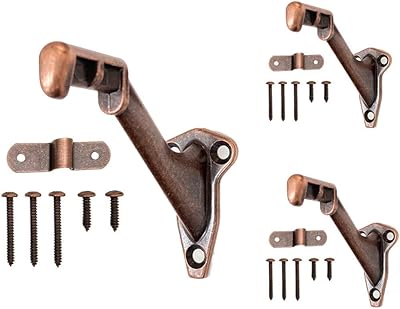 Wall railings support in ancient bronze, pack of 3 | HowTool.. Experience shopping without stress at DIAYTAR NIGERIA's comprehensive and budget-friendly platform.