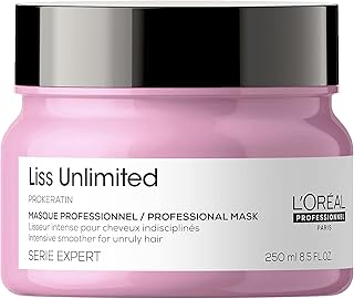 L'Oréal Professional Mask for Rebel and Curly Hair, Liss Unlimited Expert Series, 250 ml.. DIAYTAR NIGERIA brings a world of products to your fingertips with affordable prices and quick delivery.