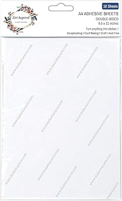 Double -sided double -sided sticker paper inspired by jet - pk/10 sheets.. Shop with ease at DIAYTAR NIGERIA and enjoy our extensive product range delivered at affordable rates.
