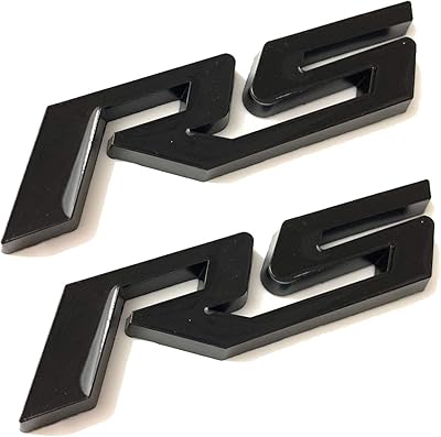 HUAPEX® 3D black 3D badge RS for rear trunk and sidebar.. Wide range, low cost, fast delivery — that’s DIAYTAR Nigeria.
