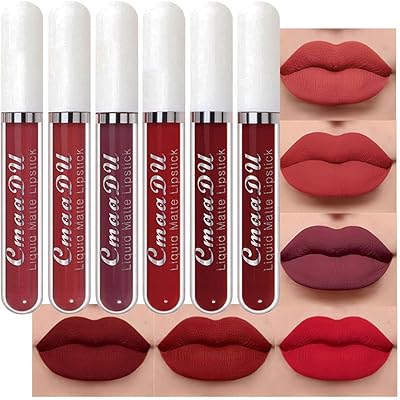 Set of 6 liquid lipsticks matte for women, the original long -lasting water lipstick 24 hours.. Discover the perfect shopping balance at DIAYTAR NIGERIA with competitive prices and prompt delivery.