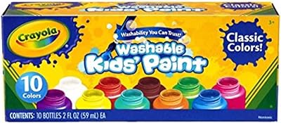 Set of washable and safe paint Crayola for children (10 classic colors).. Experience the satisfaction of affordable shopping with DIAYTAR NIGERIA's nationwide 5-8 day delivery.