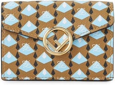 Troissue veal leather wallet with blue and brown logo 8m0395, brown, small, three -part microphone.. DIAYTAR NIGERIA brings online shopping to every Nigerian with affordable prices and reliable shipping.
