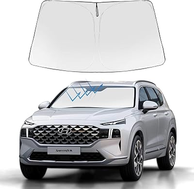 Personalized size foldable sun for Hyundai santa fe se sse seal plus limited 2023 2022 2021 2020 2019 Ultimate Accessories 2023.. DIAYTAR NIGERIA connects desires with reality through affordable prices and reliable delivery service.