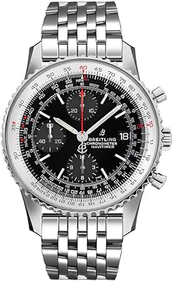 Navitimer chronograph watch 41 for men with black dial, model A13324121B1A1, bracelet.. Shop from anywhere in Nigeria and receive your DIAYTAR purchases at affordable prices within a week.