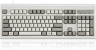 Pyrex Fulx Full USB keyboard Full Performance by Pearboard-106m, Comfortable curved keys, classic gray/white color, English American design.. DIAYTAR NIGERIA bridges the gap between desire and affordability with nationwide delivery in under 8 days.
