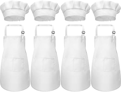 CHINGO TELEED TELED AND CADE OF CONDUCTABLE CHEF FOR CHILDREN, 8 PIECES, WITH 2 POCKS, KITCHEN CUISINE AND PASTRIEM.. DIAYTAR NIGERIA makes quality accessible to all with our affordable prices and quick delivery service.